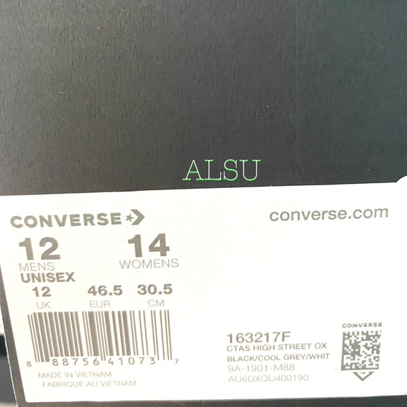 🎄 SANTA’S DEAL 🎄 Converse Ctas High Street Low Canvas Cool Grey Men's 163217F - Picture 10 of 11